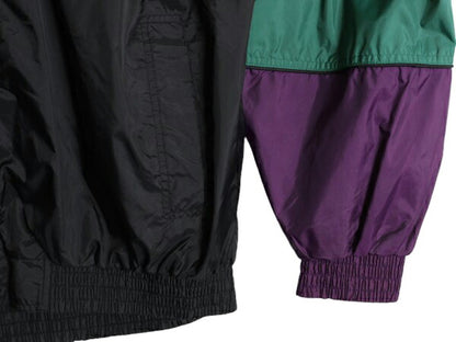 90s ナイキ RESPECT THE GAME フルジップ ナイロン ジャケット メンズ L / 90年代 初期 銀タグ オールド NIKE ウィンドブレーカー バスケ