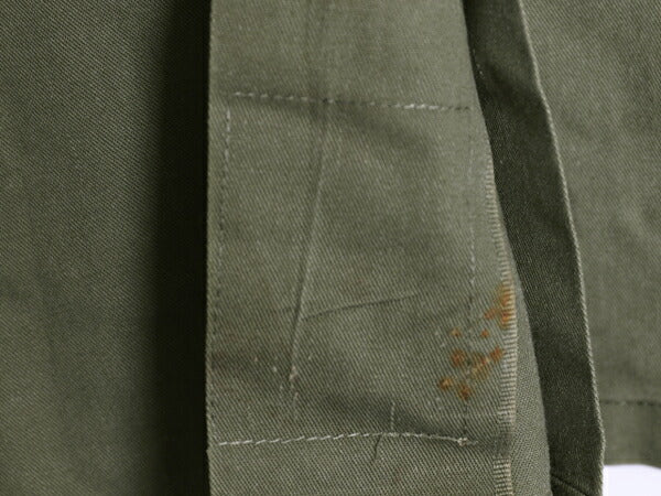 70s 80s 米軍実物 US ARMY ユーティリティ シャツ メンズ S 程 古着 70年代 80年代 ヴィンテージ ミリタリー 軍物 OG507 アーミー オリーブ