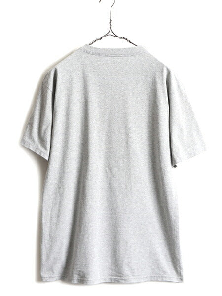 ■ MLB オフィシャル Majestic ニューヨーク メッツ プリント 半袖 Tシャツ ( メンズ M ) 古着 プリントTシャツ ロゴT メジャーリーグ 灰