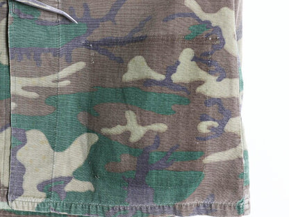 70s 70年製 米軍実物 US ARMY ジャングルファティーグ ジャケット SMALL REGULAR 70年代 ヴィンテージ ERDL ブラウンリーフ カモ 迷彩 軍物