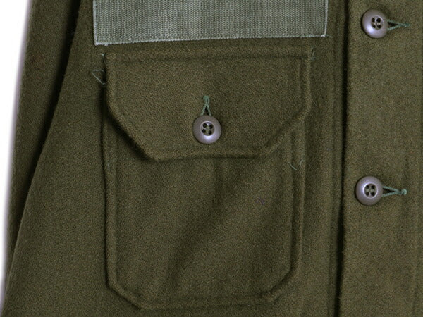 60s 68年製 US ARMY 米軍実物 フィールド ウール 長袖 シャツ SMALL / 古着 60年代 ヴィンテージ ミリタリー OG-108 アーミー CPO オリーブ