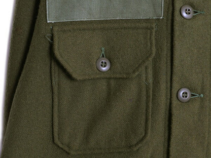 60s 68年製 US ARMY 米軍実物 フィールド ウール 長袖 シャツ SMALL / 古着 60年代 ヴィンテージ ミリタリー OG-108 アーミー CPO オリーブ