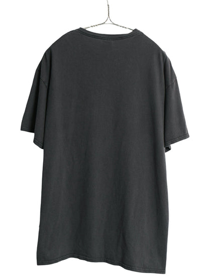 00s メッセージ プリント 半袖 Tシャツ メンズ XL 古着 オールド ジョーク グラフィック ヘビーウェイト カットソー ブラック 大きいサイズ