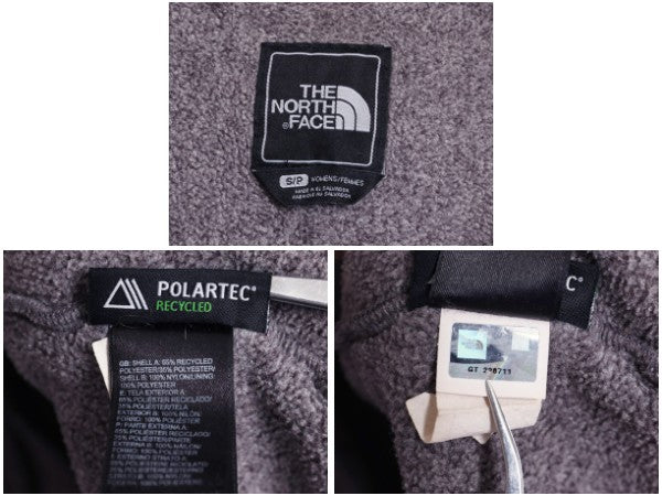 ノースフェイス デナリ ジャケット レディース S 古着 アウトドア フリース ナイロン ジャンパー フルジップ ブルゾン ハイネック シンプル