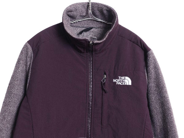 ノースフェイス デナリ ジャケット レディース S 古着 アウトドア フリース ナイロン ジャンパー フルジップ ブルゾン ハイネック シンプル