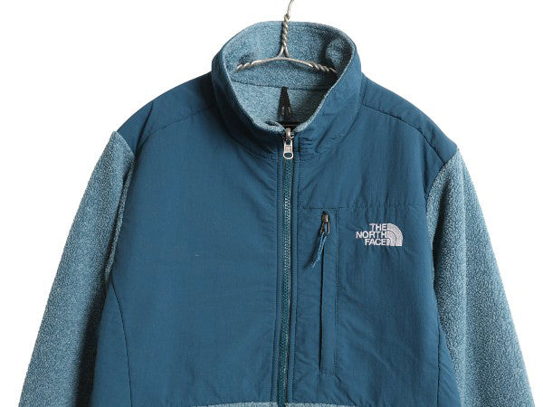 ノースフェイス デナリ ジャケット レディース M 古着 アウトドア フリース ナイロン フルジップ ジャンパー ブルゾン ハイネック ツートン