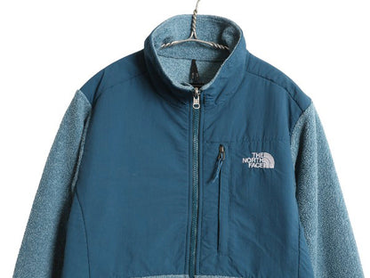 ノースフェイス デナリ ジャケット レディース M 古着 アウトドア フリース ナイロン フルジップ ジャンパー ブルゾン ハイネック ツートン