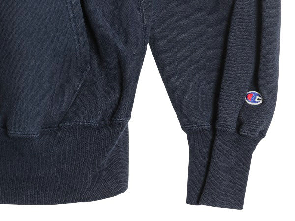 90s 00s チャンピオン リバースウィーブ カレッジ 刺繍 スウェット フード パーカー メンズ XL / オールド フルジップ カスタム ハーバード