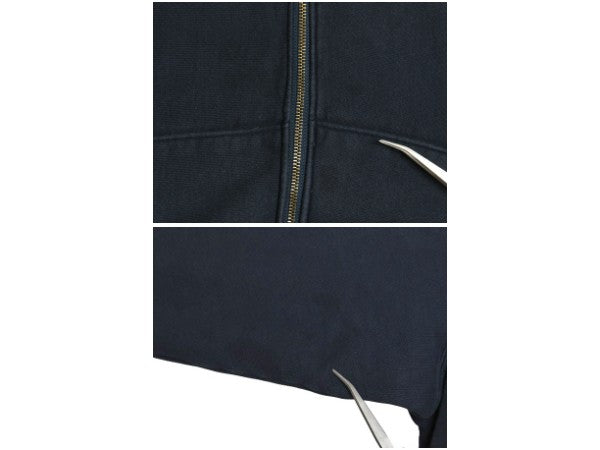 90s 00s チャンピオン リバースウィーブ カレッジ 刺繍 スウェット フード パーカー メンズ XL / オールド フルジップ カスタム ハーバード