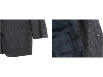 00s USA製 ブルックスブラザーズ ツイード テーラード ジャケット メンズ XL 程/ 古着 オールド ウール ブレザー ヘリンボーン ストライプ