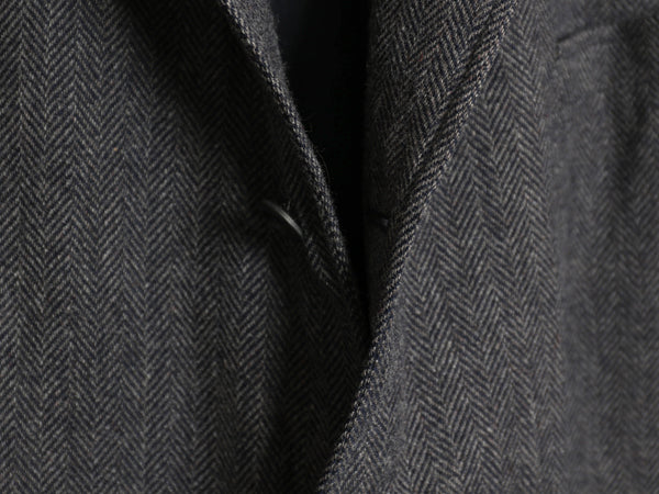 00s USA製 ブルックスブラザーズ ツイード テーラード ジャケット メンズ XL 程/ 古着 オールド ウール ブレザー ヘリンボーン ストライプ