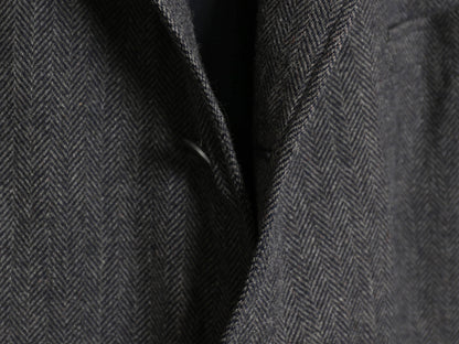 00s USA製 ブルックスブラザーズ ツイード テーラード ジャケット メンズ XL 程/ 古着 オールド ウール ブレザー ヘリンボーン ストライプ