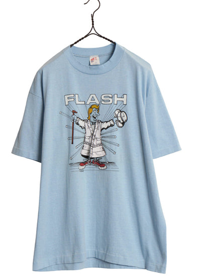 80s USA製 ★ 下ネタ ジョーク ギミック プリント Tシャツ メンズ XL 小さめ L 程 / ヴィンテージ エロ アート イラスト シングルステッチ
