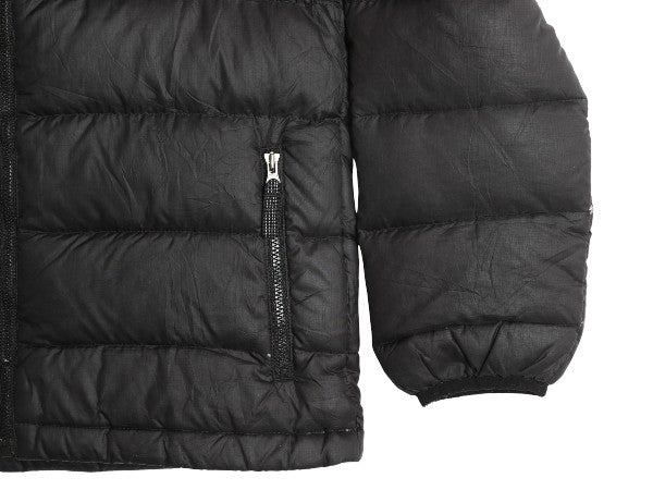 パタゴニア ハイロフト ダウン セーター フーディ ボーイズ M 140cm程/ 21年製 アウトドア ナイロン ジャケット 600 フィル キッズ 子供 黒