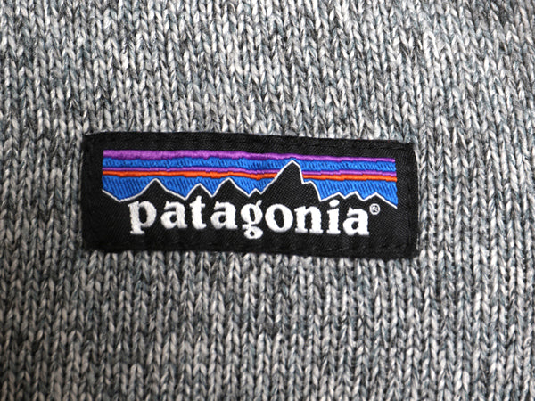 パタゴニア ベターセーター ベスト メンズ S 古着 22年製 フリース セーター 前開き フルジップ アウトドア 重ね着 ワンポイント 杢 グレー