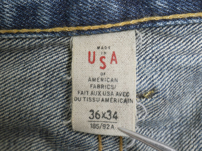 USA製 ダブルアールエル ラルフローレン インディゴ デニム パンツ メンズ 36 34 ヴィンテージ モデル セルビッチ ジーンズ ジーパン 赤耳