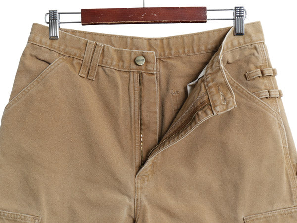 90s カーハート カーゴ ショートパンツ メンズ 33 / 古着 オールド ワーク コットン ダック ショーツ 短パン ハーフパンツ ペインター 廃盤