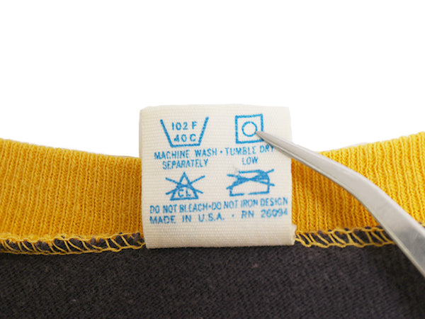 80s USA製 ★ チャンピオン コーストガード プリント 半袖 フットボール Tシャツ メンズ XL / ヴィンテージ Vネック ミリタリー USCG 軍物