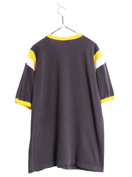 80s USA製 ★ チャンピオン コーストガード プリント 半袖 フットボール Tシャツ メンズ XL / ヴィンテージ Vネック ミリタリー USCG 軍物