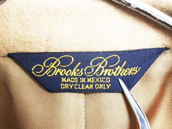 90s ブルックスブラザーズ テーラード ジャケット メンズ XL 程/ 古着 オールド ブレザー キャメル ヘアー トラッド シンプル 大きいサイズ