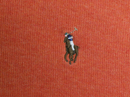 ポロ ラルフローレン ハーフジップ スウェット メンズ L プルオーバー コットン ニット ストレッチ ワンポイント ポニー刺繍 ハイネック