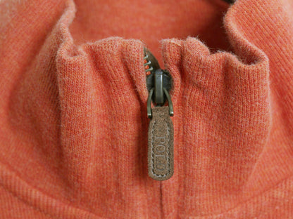 ポロ ラルフローレン ハーフジップ スウェット メンズ L プルオーバー コットン ニット ストレッチ ワンポイント ポニー刺繍 ハイネック