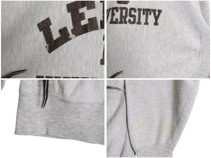 80s USA製 ★ チャンピオン リバースウィーブ 3段 カレッジ プリント スウェット メンズ XL ヴィンテージ トレーナー 裏起毛 大きいサイズ