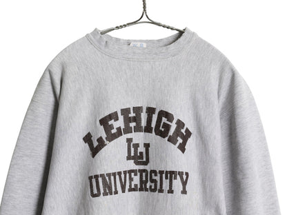 80s USA製 ★ チャンピオン リバースウィーブ 3段 カレッジ プリント スウェット メンズ XL ヴィンテージ トレーナー 裏起毛 大きいサイズ