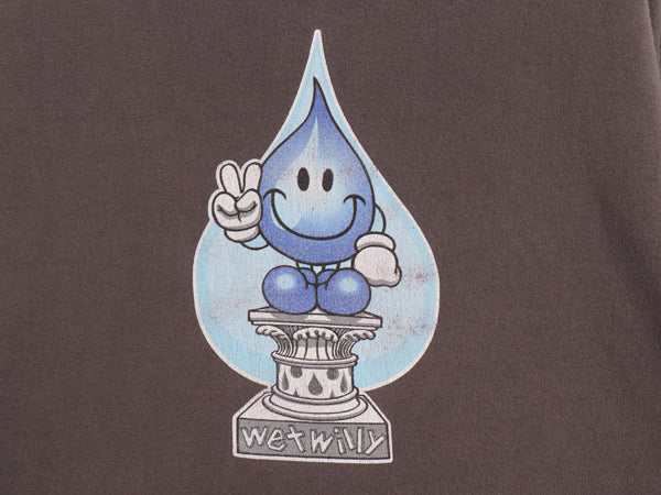90s 00s ☆ ワールドインダストリーズ ウェットウィリーキャラクター プリント Tシャツ メンズ L 程/ オールド 当時物 スケート イラスト