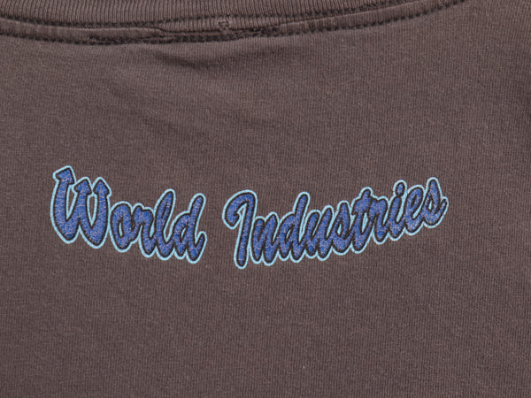 90s 00s ☆ ワールドインダストリーズ ウェットウィリーキャラクター プリント Tシャツ メンズ L 程/ オールド 当時物 スケート イラスト