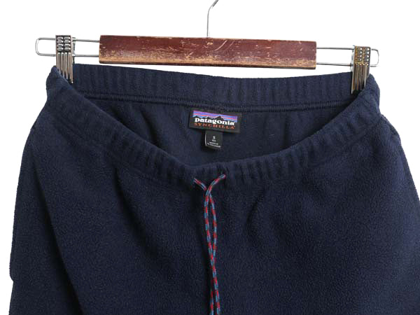 パタゴニア シンチラ スナップT フリース パンツ メンズ S / 15年製 アウトドア ポケット付き イージー ボトムス ゆったり ツートン 紺 青