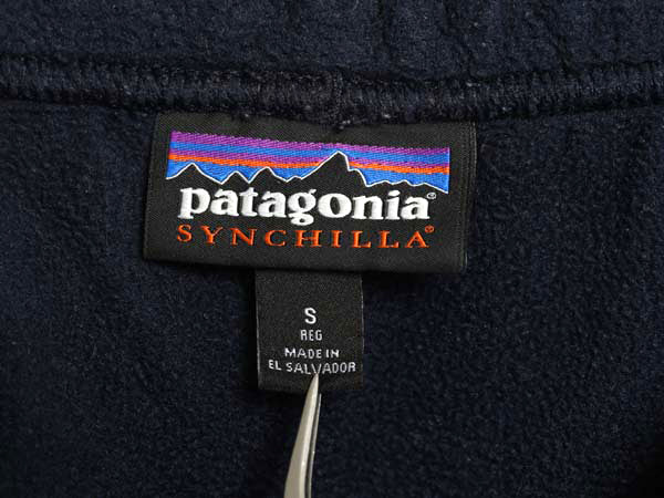 パタゴニア シンチラ スナップT フリース パンツ メンズ S / 15年製 アウトドア ポケット付き イージー ボトムス ゆったり ツートン 紺 青