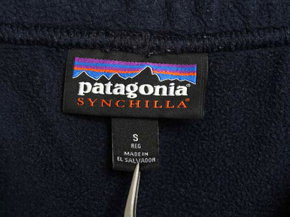 パタゴニア シンチラ スナップT フリース パンツ メンズ S / 15年製 アウトドア ポケット付き イージー ボトムス ゆったり ツートン 紺 青