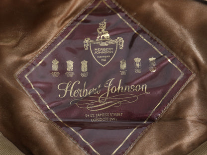 イギリス製 ハーバート ジョンソン ツイード ウール  ハンチング キャップ メンズ レディース 60cm 程 帽子 ガンクラブ チェック シンプル