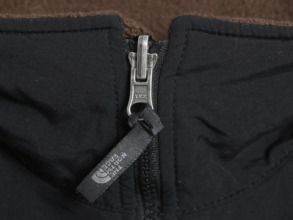 ノースフェイス デナリ ジャケット メンズ XL アウトドア フリース ナイロン ジャンパー フルジップ ブルゾン 大きいサイズ ツートン 黒 茶