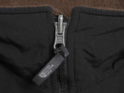 ノースフェイス デナリ ジャケット メンズ XL アウトドア フリース ナイロン ジャンパー フルジップ ブルゾン 大きいサイズ ツートン 黒 茶