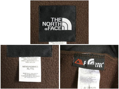 ノースフェイス デナリ ジャケット メンズ XL アウトドア フリース ナイロン ジャンパー フルジップ ブルゾン 大きいサイズ ツートン 黒 茶