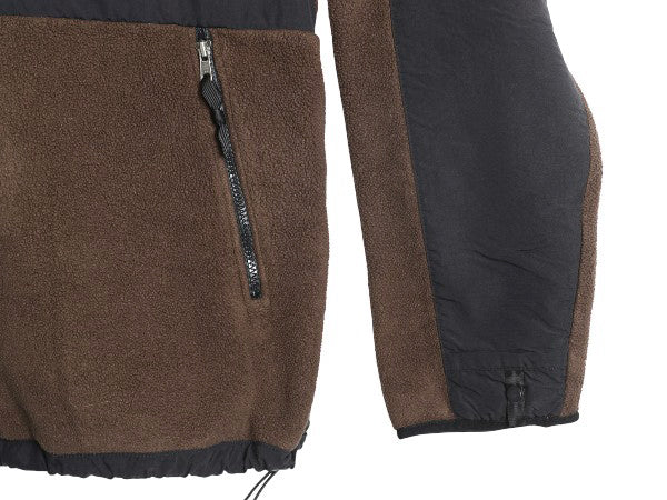 ノースフェイス デナリ ジャケット メンズ XL アウトドア フリース ナイロン ジャンパー フルジップ ブルゾン 大きいサイズ ツートン 黒 茶