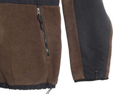 ノースフェイス デナリ ジャケット メンズ XL アウトドア フリース ナイロン ジャンパー フルジップ ブルゾン 大きいサイズ ツートン 黒 茶