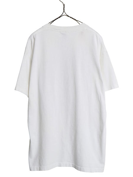 90s USA製 ★ グレイトフルデッド ジェリー ガルシア 追悼 プリント Tシャツ メンズ XL オールド 企業 パロディ イラスト ロック バンド 白