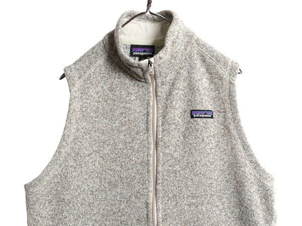 パタゴニア ベターセーター ベスト レディース XL / 古着 17年製 フリース セーター 前開き フルジップ ハイネック 重ね着 大きいサイズ