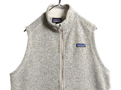 パタゴニア ベターセーター ベスト レディース XL / 古着 17年製 フリース セーター 前開き フルジップ ハイネック 重ね着 大きいサイズ
