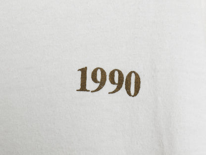 90s USA製 両面 プリント 長袖 Tシャツ メンズ XL オールド ロンT ロングTシャツ イラスト ヘビーウェイト シングルステッチ 大きいサイズ