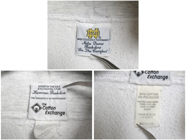 90s USA製 カレッジ ワッペン スウェット フード パーカー メンズ M オールド トレーナー 裏起毛 ヘビーウェイト リバース タイプ 雰囲気系