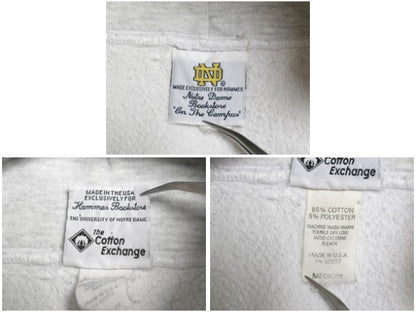 90s USA製 カレッジ ワッペン スウェット フード パーカー メンズ M オールド トレーナー 裏起毛 ヘビーウェイト リバース タイプ 雰囲気系