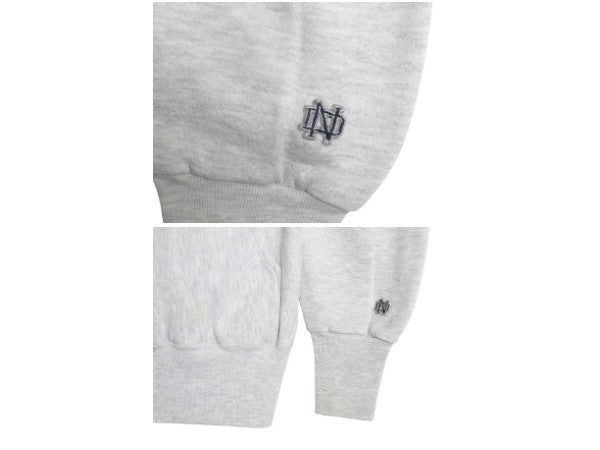 90s USA製 カレッジ ワッペン スウェット フード パーカー メンズ M オールド トレーナー 裏起毛 ヘビーウェイト リバース タイプ 雰囲気系