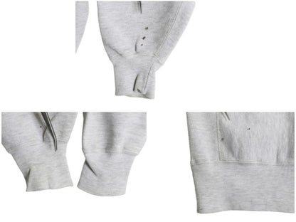 80s USA製 ★ チャンピオン ランズエンド 別注 リバースウィーブ スウェット レディース M メンズ S / ヴィンテージ トレーナー 目無し 灰