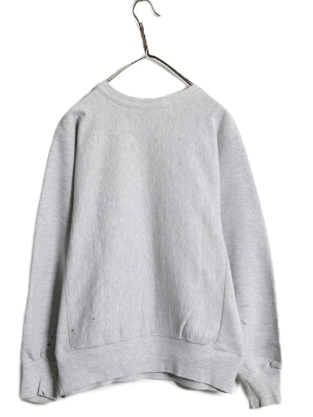 80s USA製 ★ チャンピオン ランズエンド 別注 リバースウィーブ スウェット レディース M メンズ S / ヴィンテージ トレーナー 目無し 灰
