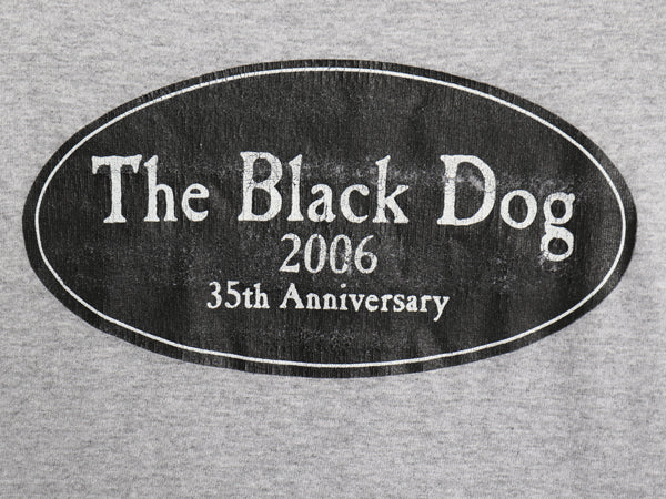 00s USA製 The Black Dog ドッグ イラスト プリント Tシャツ メンズ レディース S オールド アニマル キャラクター グラフィック シンプル