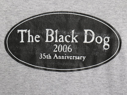 00s USA製 The Black Dog ドッグ イラスト プリント Tシャツ メンズ レディース S オールド アニマル キャラクター グラフィック シンプル